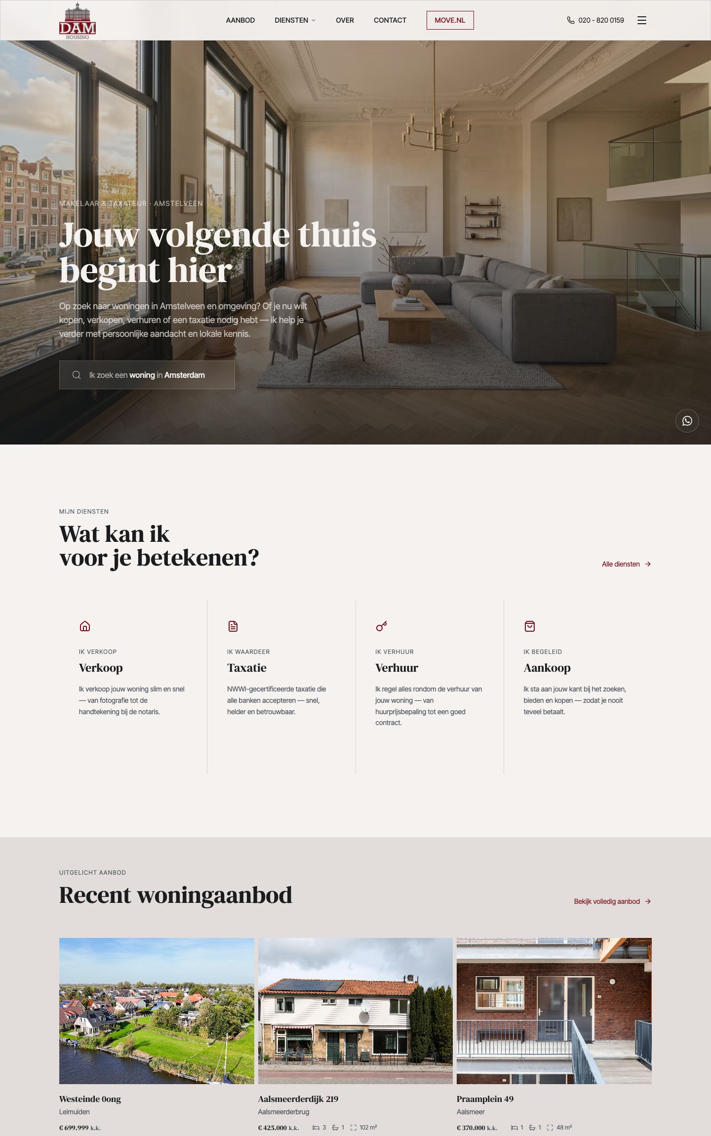 Website DAM housing