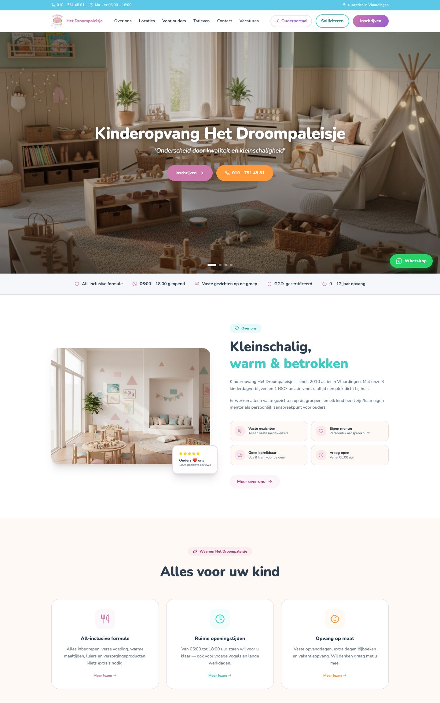 Website Het Droompaleisje
