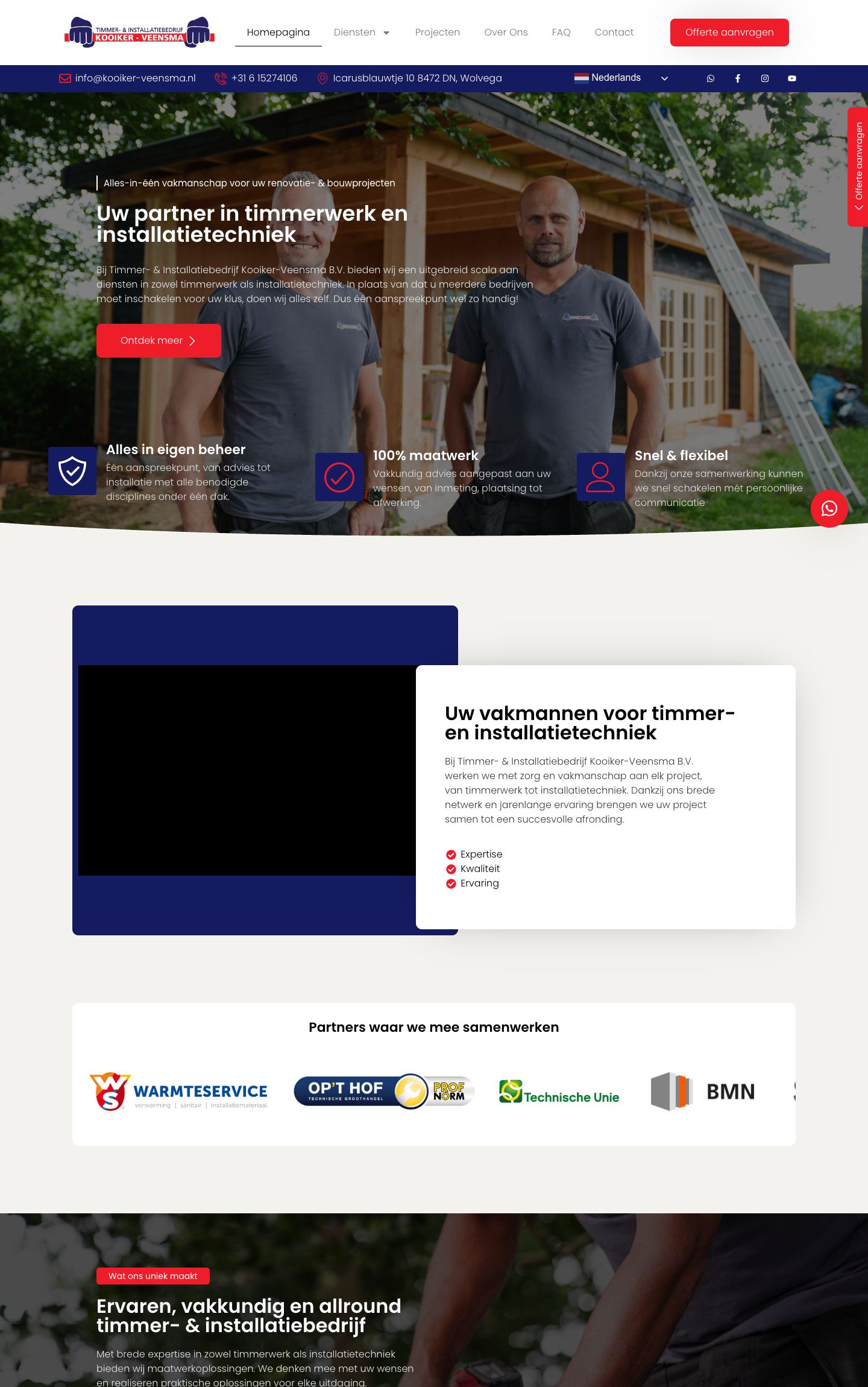 Website Kooiker Veensma