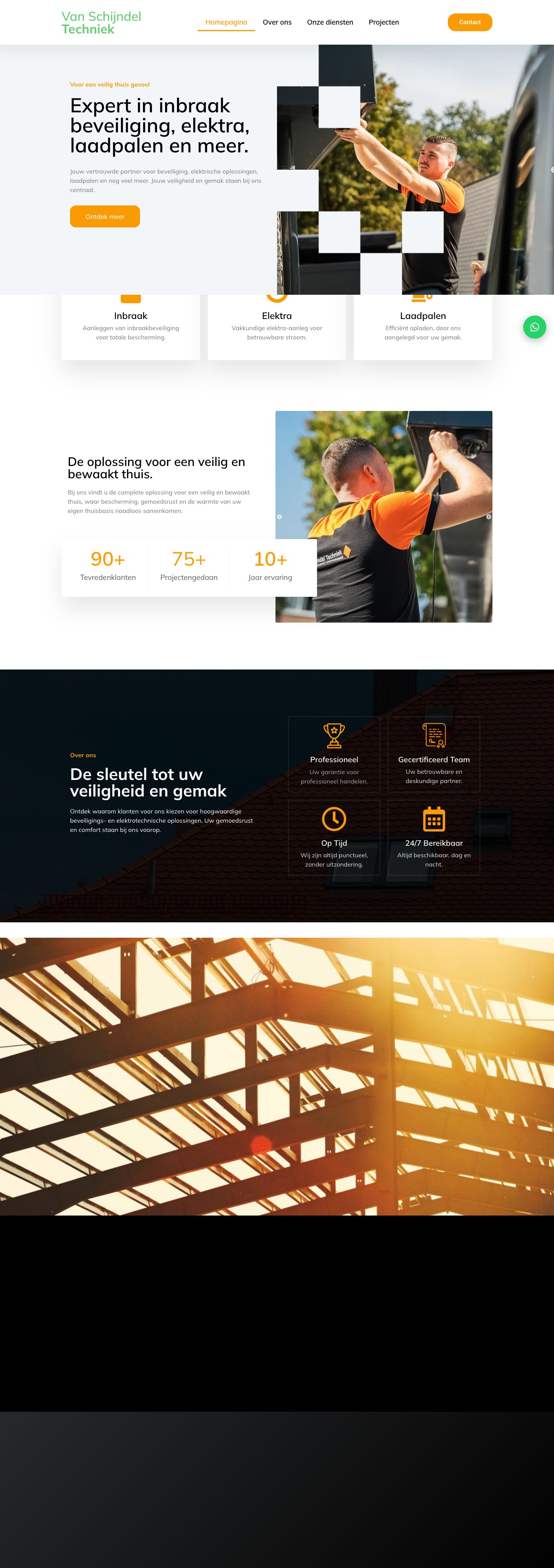 Website Van Schijndel Techniek