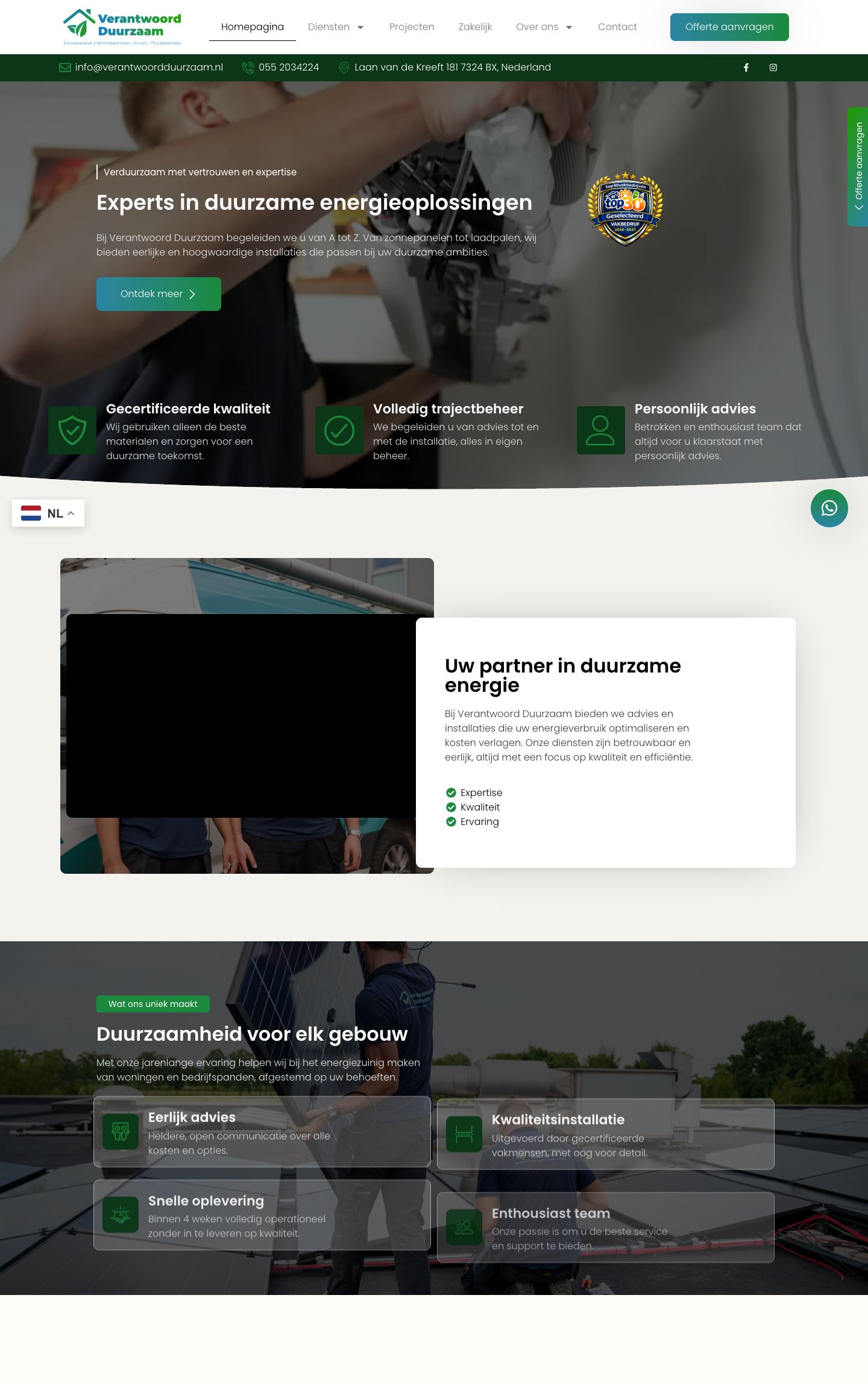 Website Verantwoord Duurzaam