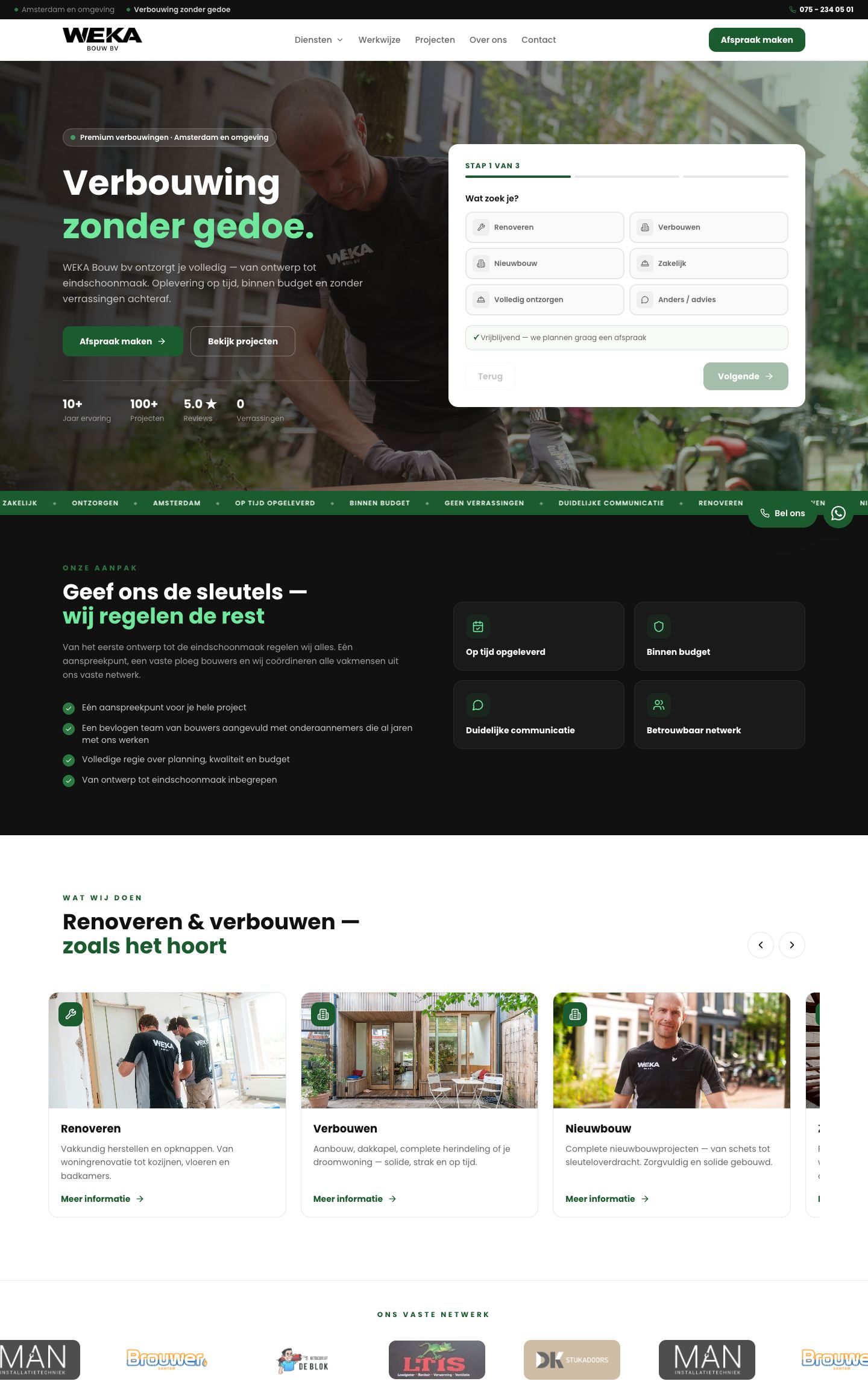 Website WekaBouw