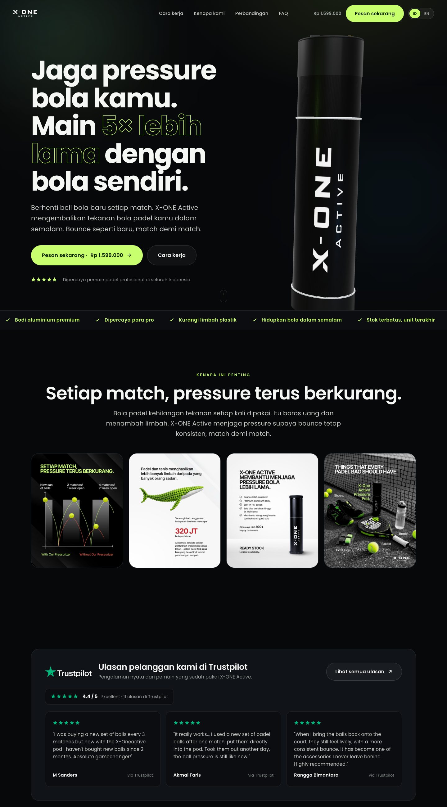 Website X-ONE Active